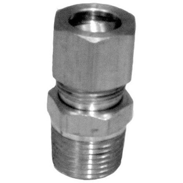 Comstock Castle Adapter 7/16 Tube X 3/8 Mpt 25050